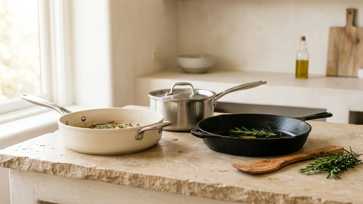 Best Non-Toxic Cookware: Ceramic, Stainless Steel & Cast Iron Compared (Hub)